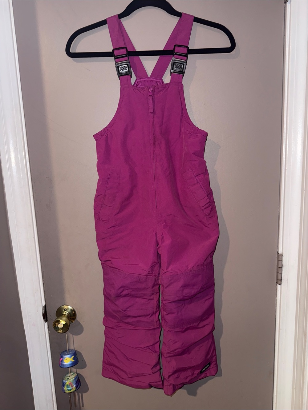 Lands End Girls Pink Insulated Squall Snowpants